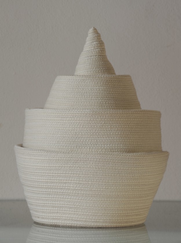 Bertrand Alberge - plasticien - sculpture de coton - "Cité"