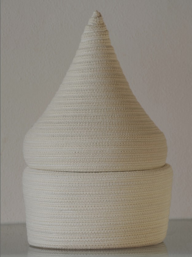 Bertrand Alberge - plasticien - sculpture de coton - "Secret"