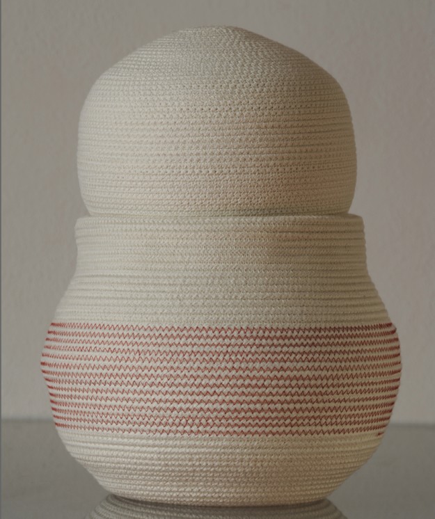 Bertrand Alberge - plasticien - sculpture de coton - "Japonaise"