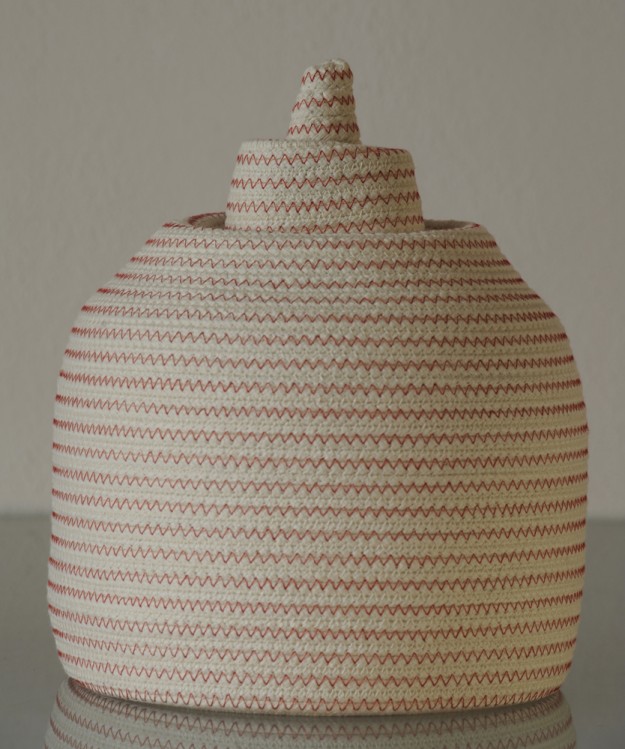 Bertrand Alberge - plasticien - sculpture de coton - "cité"