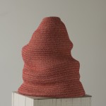 Bertrand Alberge - plasticien - sculpture de coton - "Vibration rouge"