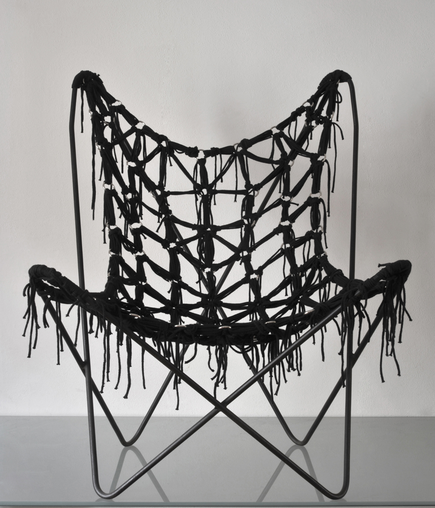 Bertrand Alberge - plasticien - stylisme - "fauteuil butterfly"