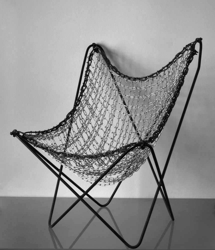 Bertrand Alberge - plasticien - stylisme - "fauteuil butterfly"